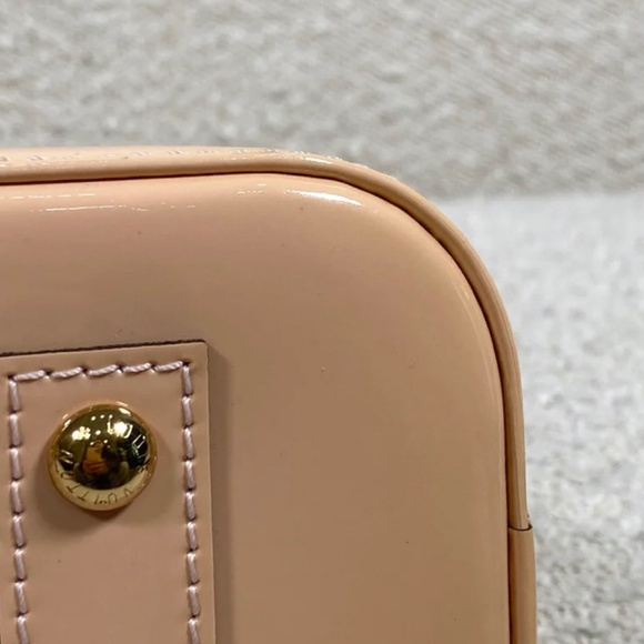 Authentic Pre-Owned Louis Vuitton Alma BB Rose Ballerine Vernis - Picture 8 of 16